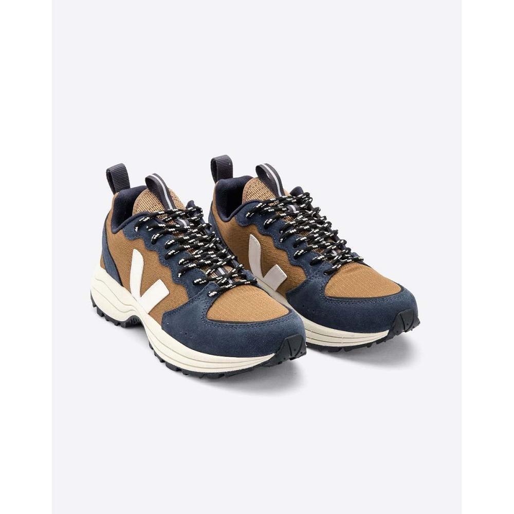 Veja VENTURI RIPSTOP Women's Running Shoes Brown/Blue | NZ 449YXF